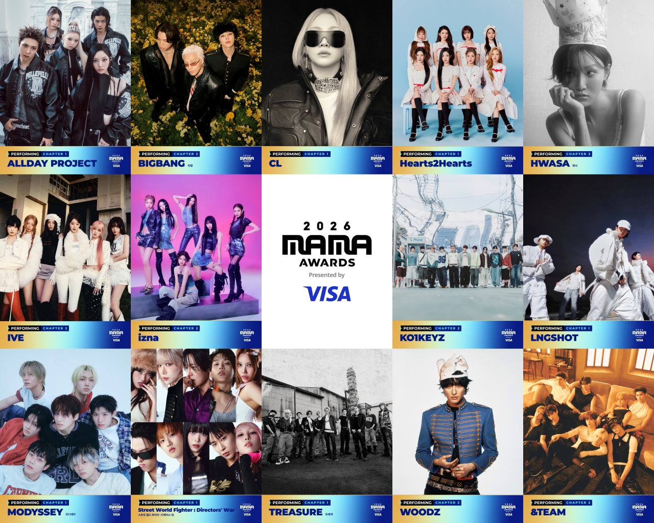 「2026 MAMA AWARDS」BIGBANG, KO1KEYZ, &TEAMなど第二次パフォーミングアーティスト発表！一つの地域でMAMA AWARDS歴代最多パフォ－ミングアーティスト数を予告