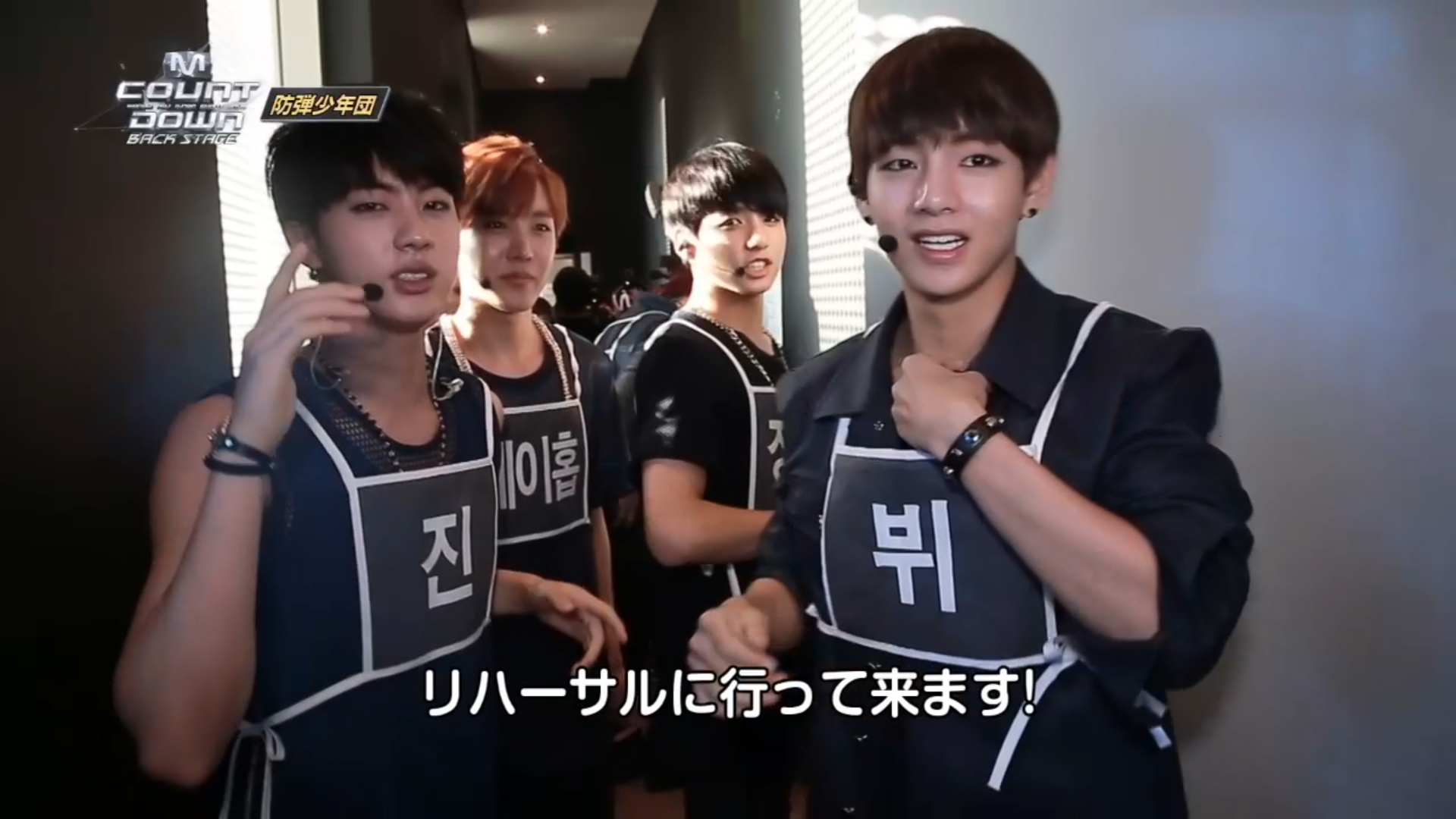 M COUNTDOWN バックステージ BTS出演回